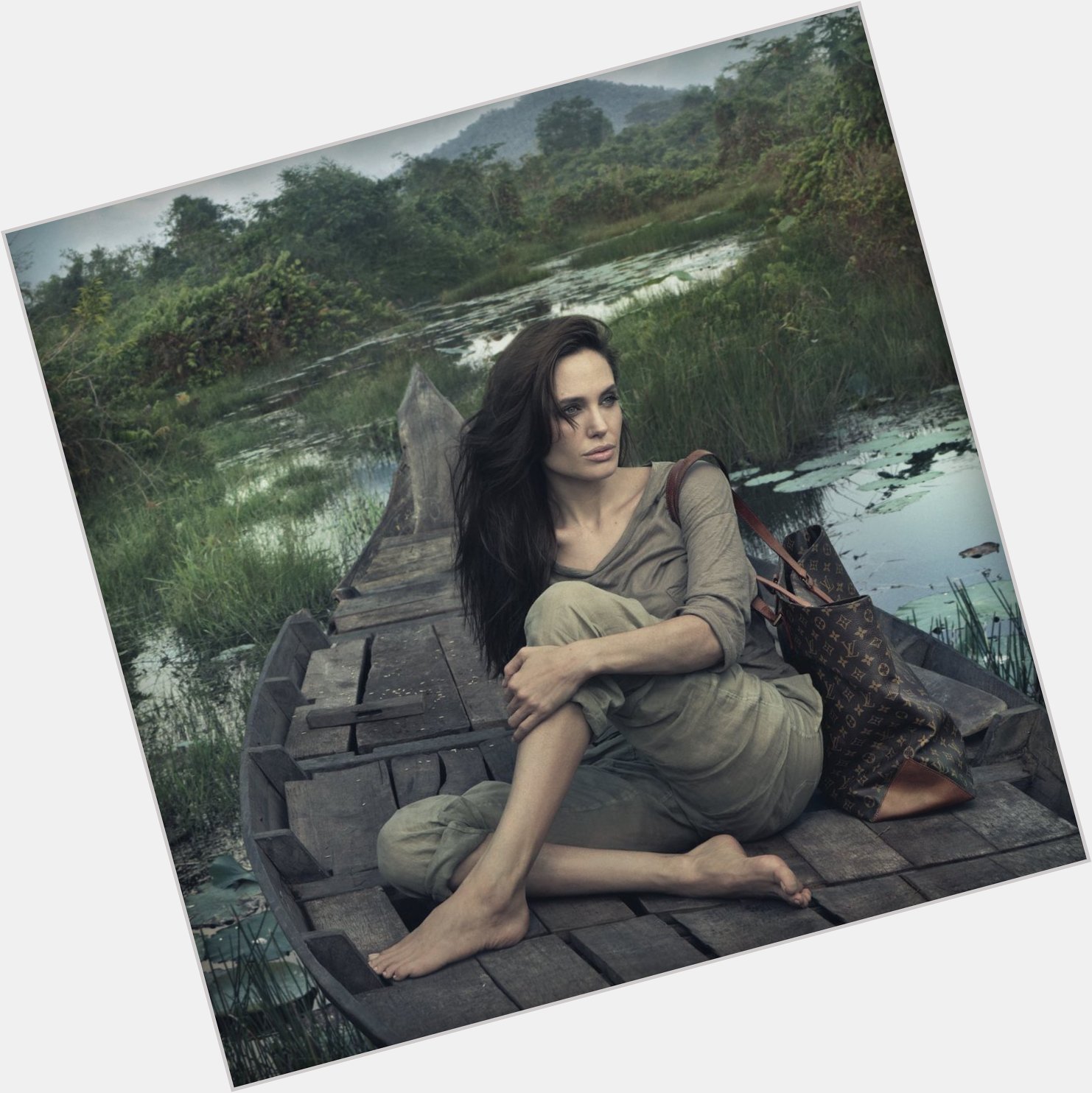 **Happy 44th Birthday Angelina Jolie**
[by Annie Leibovitz for Louis Vuitton in Cambodia, May 2011] 