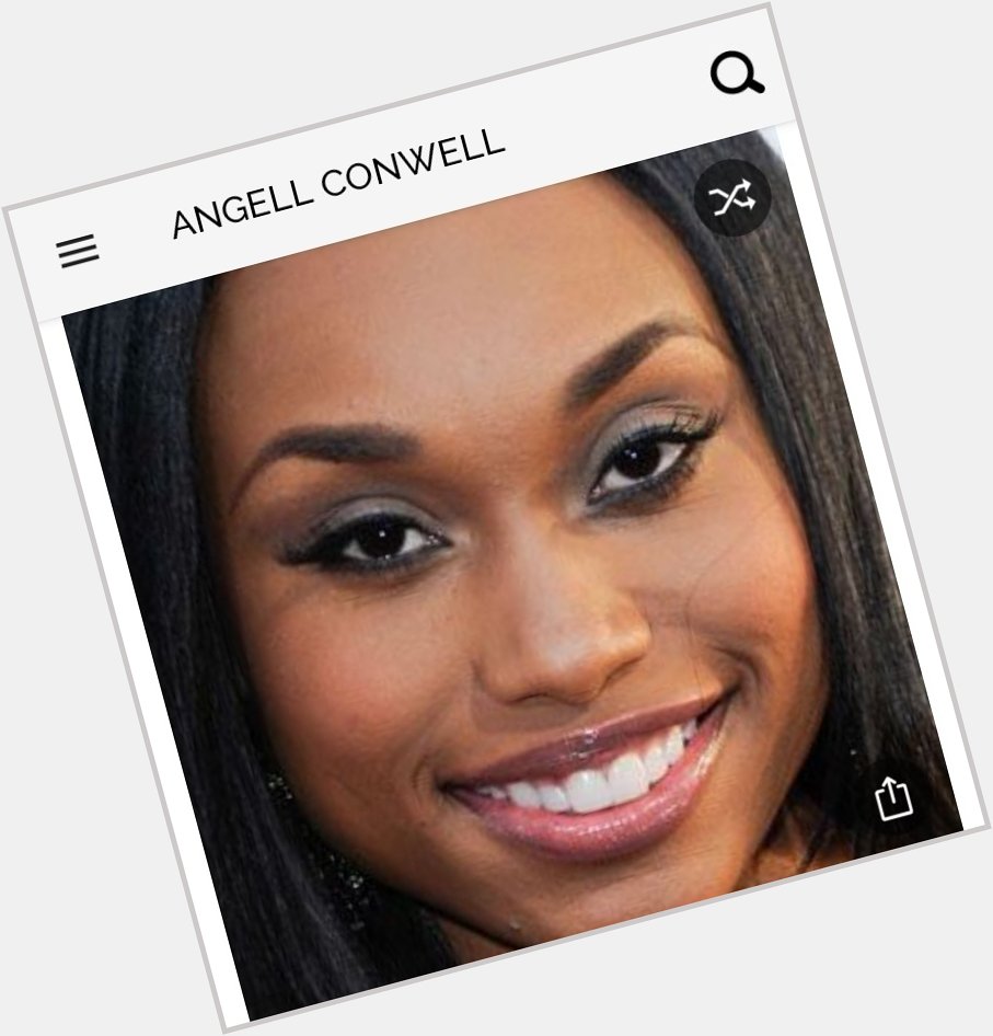 Happy birthday to this great actress.  Happy birthday to Angell Conwell 