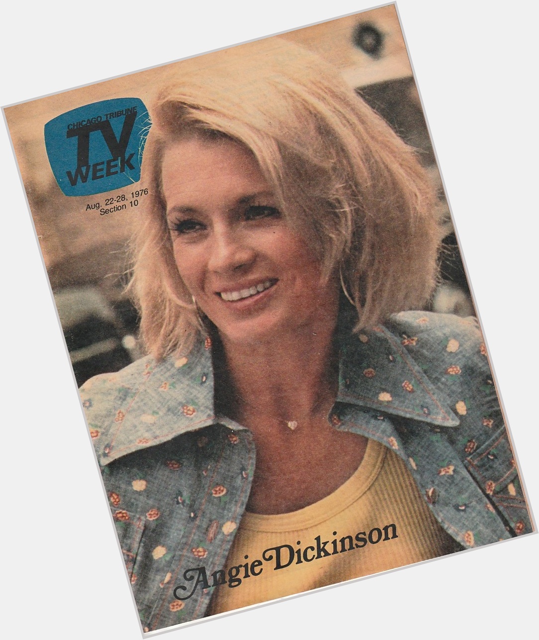 Happy Birthday to Angie Dickinson, born on this date in 1931.
Tribune TV Week and Daily News TV - 1976 and 1978 