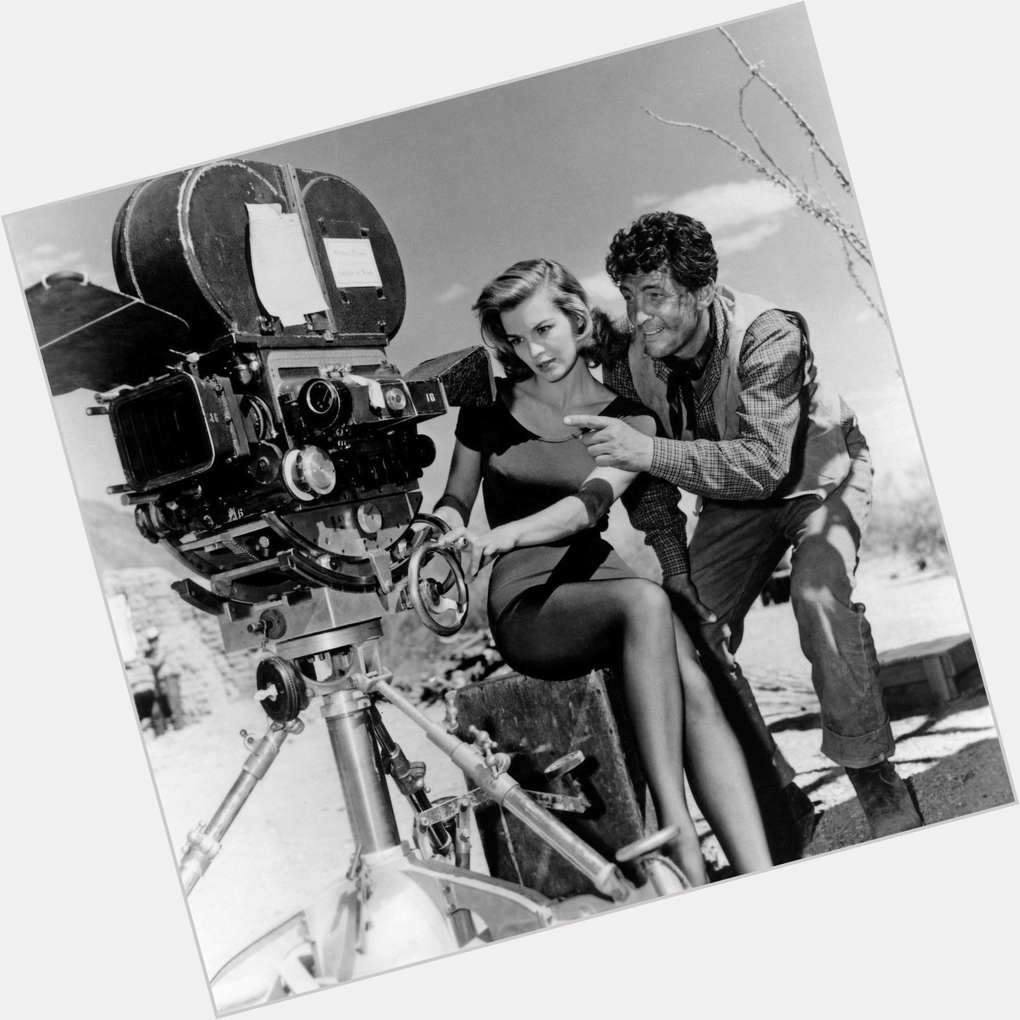 Wishing a happy birthday to Angie Dickinson, seen here with Dean Martin on the set of Rio Bravo (1959) 
