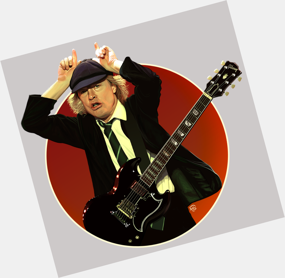 Angus Young is 62 today, he was born in 1955 Happy Birthday  