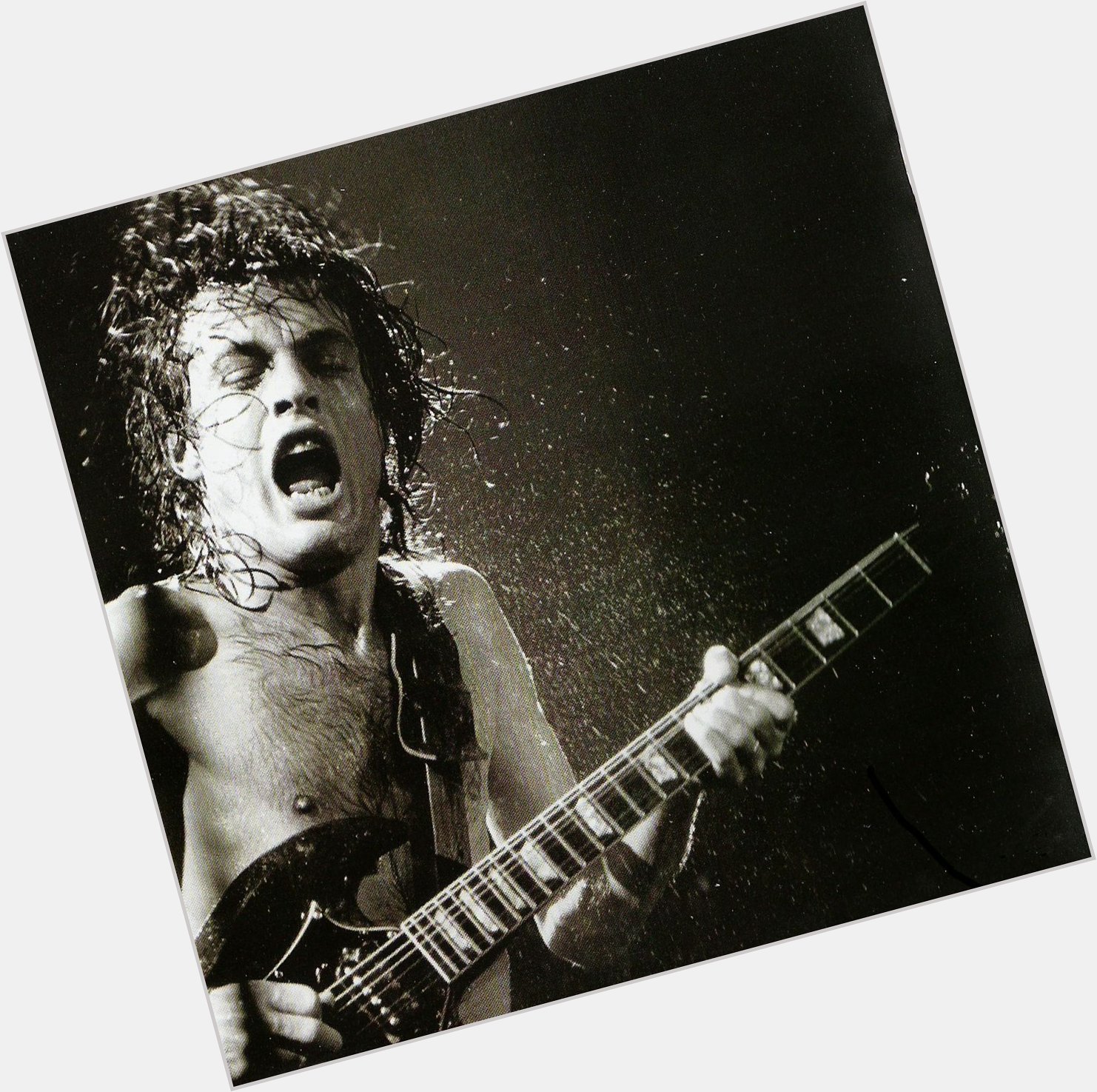 Happy birthday Angus Young, Scottish-born Australian guitarist with AC/DC, born on 31st March 1955. 