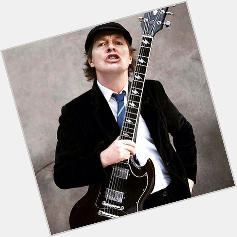 Happy 60th Birthday to Angus Young. Still performing, making new albums & still rocking  