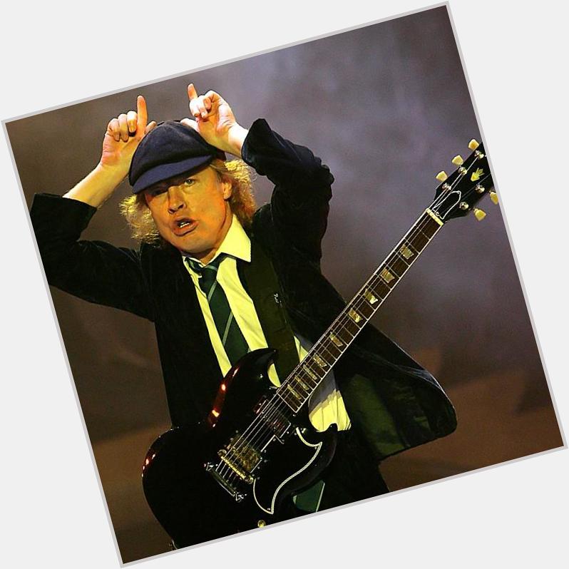  Happy Birthday to the legend Angus Young, a great guitarist  