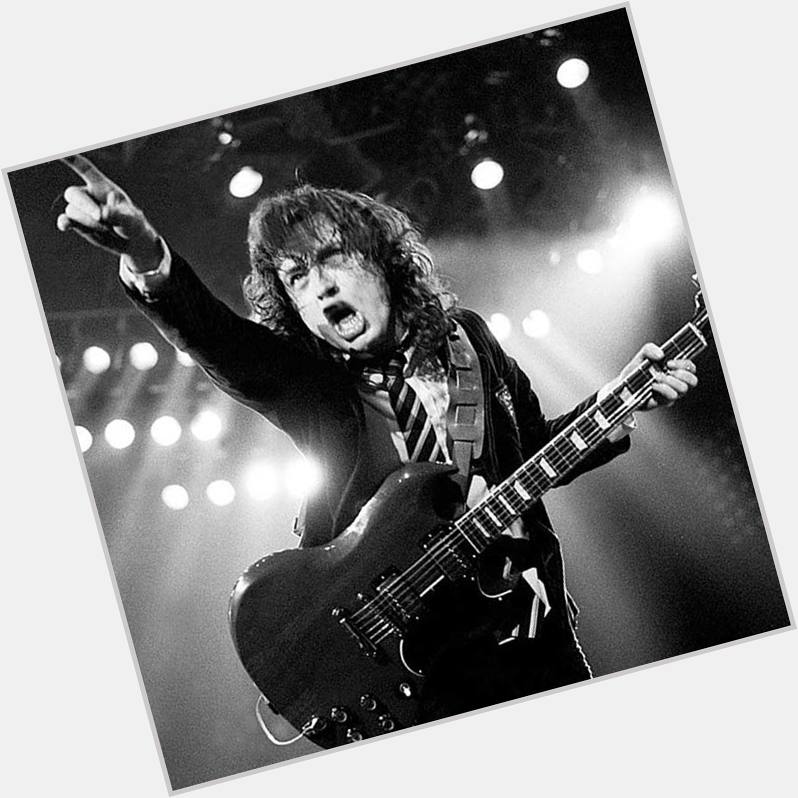 Happy 60th Birthday to Angus Young from Such a legendary  
