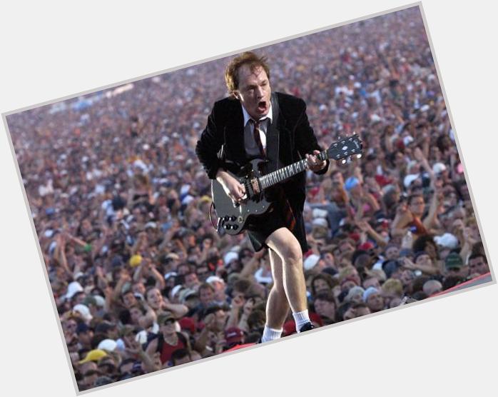 \" Happy 60th birthday to Angus Young. Hitting my AC/DC playlist on cuz of that: 