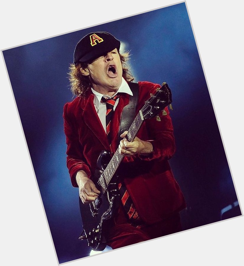 Happy birthday to Angus Young of AC  DC 