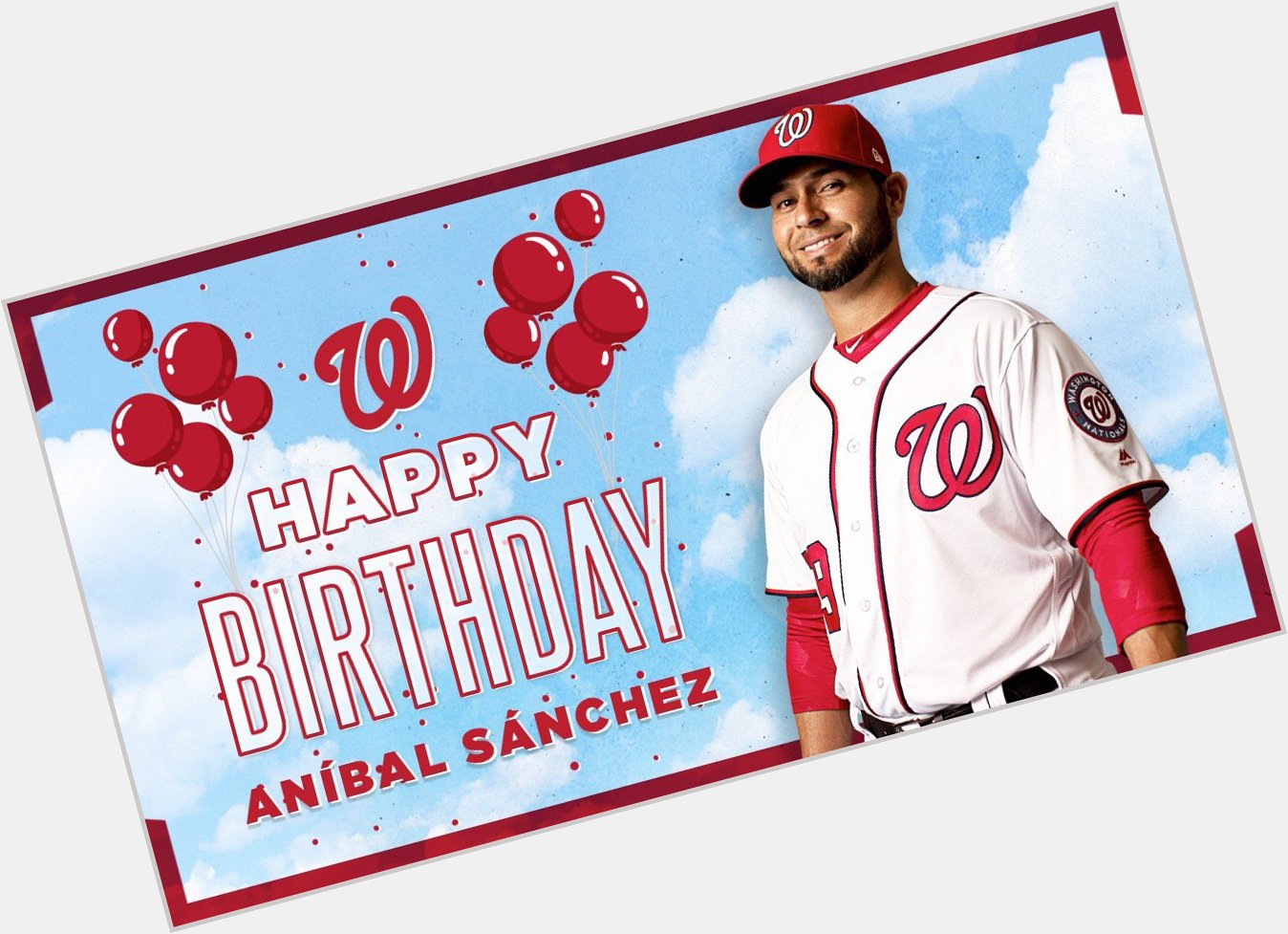 To the man with 1,000 pitches in his arsenal...

Help us wish Aníbal Sánchez a happy birthday!  