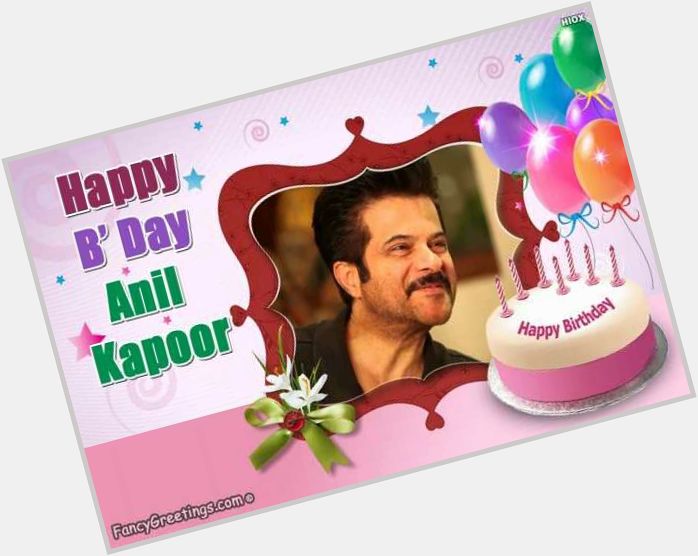  Wish you very happy birthday Anil Kapoor Sir 