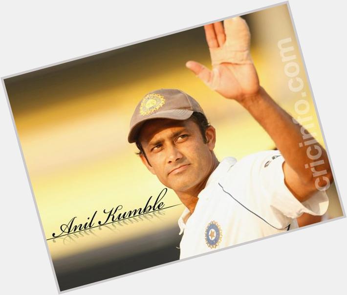 Heres wishing a very Happy Birthday to Spin Bowling Legend Anil Kumble.. God Bless You! :) :) 