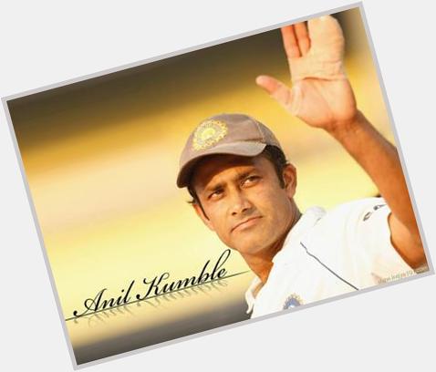 Happy Birthday to one of the
greatest spin bowlers of all time, Anil Kumble. !!  