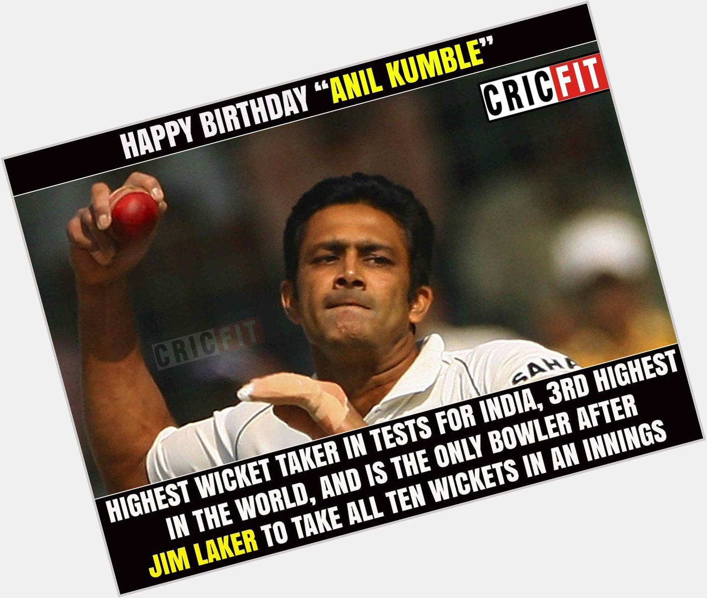 Happy Birthday Anil Kumble! 