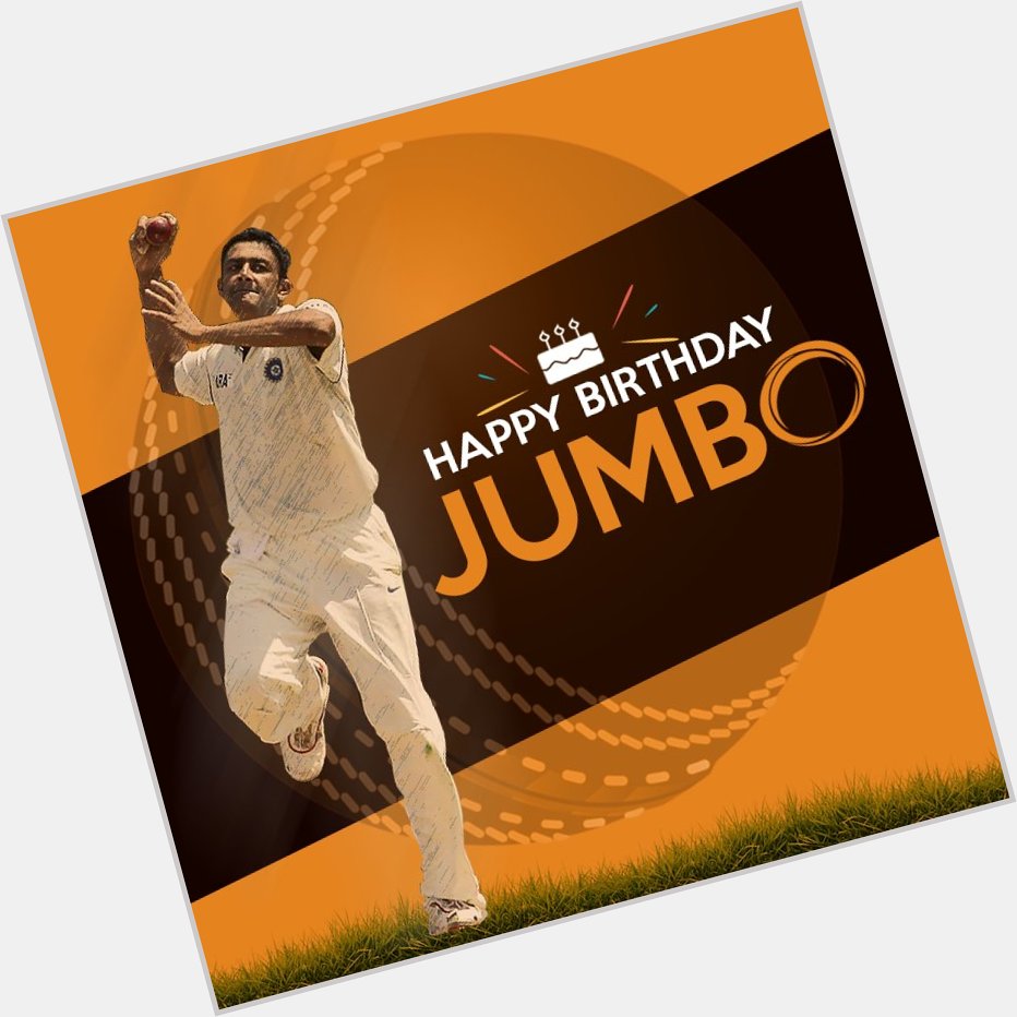 We wish \"Indian spin legend\" Mr. Anil Kumble a very happy 