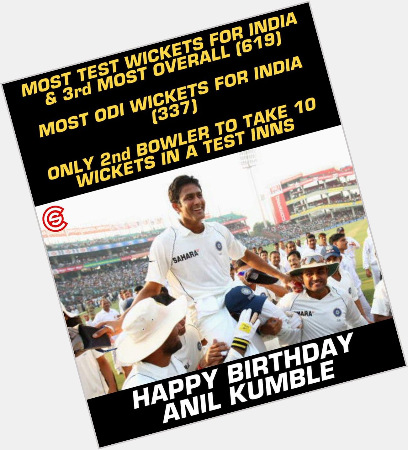 Happy Birthday, Anil Kumble!! 
