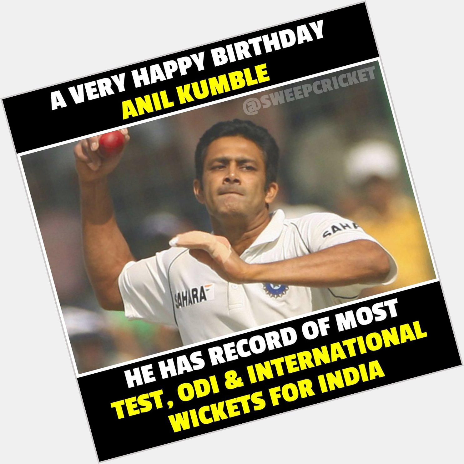 A very Happy Birthday Anil Kumble 