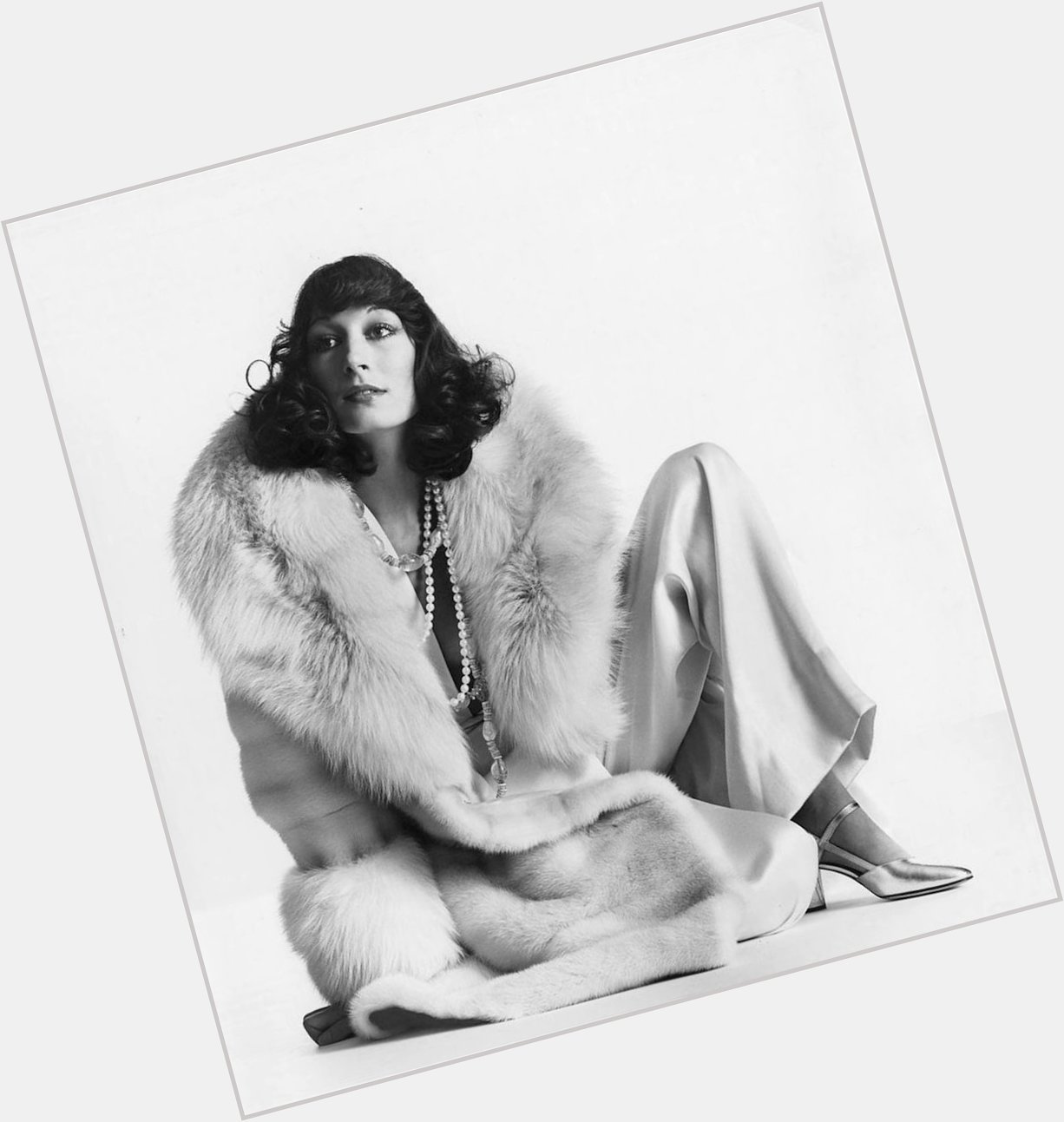 A very happy birthday to Anjelica Huston. Photograph by Irving Penn, 1972. 