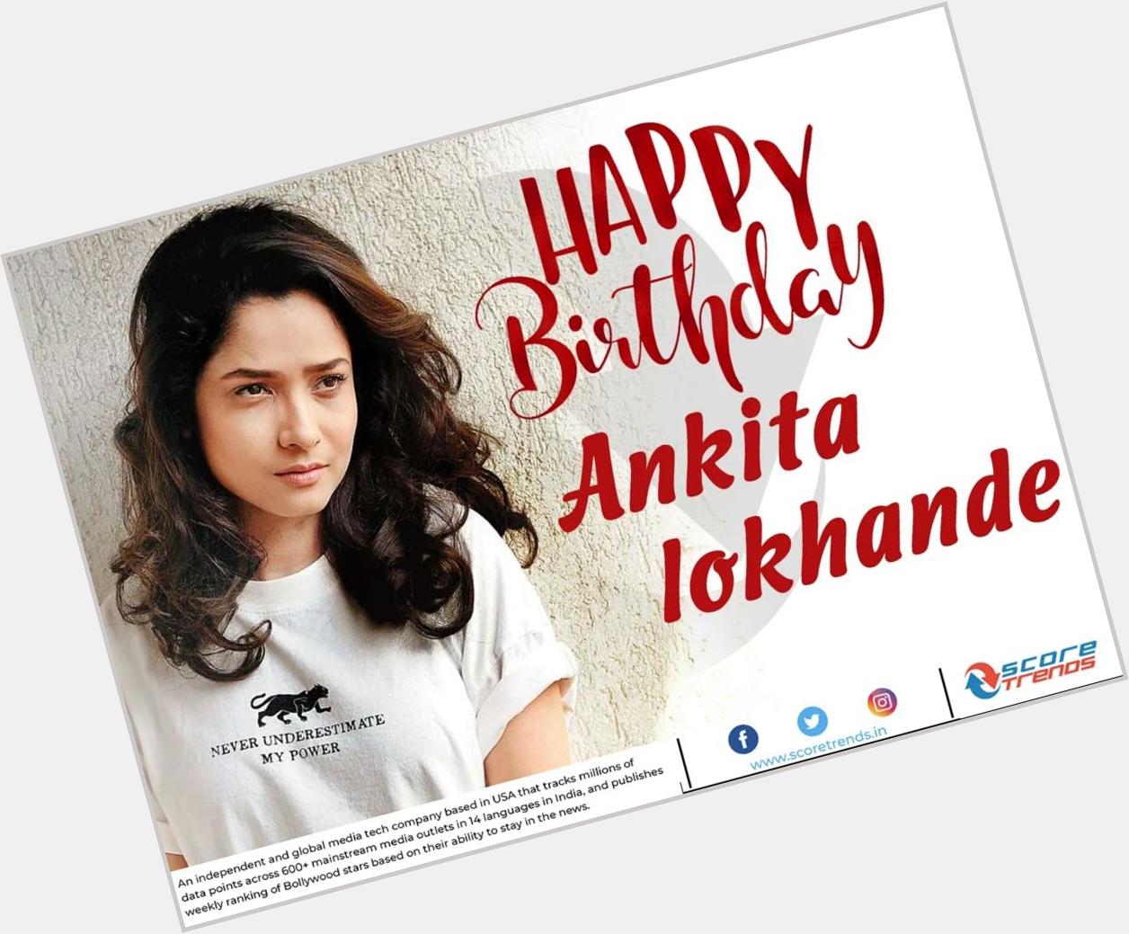 Wishing u a very happy birthday meri jaan Ankita Lokhande  