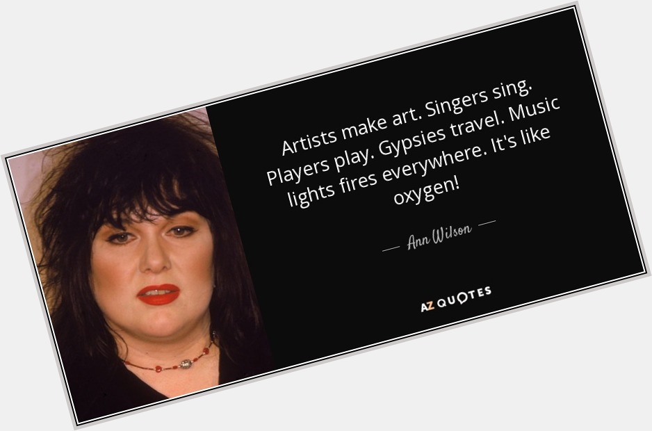 Happy 70th Birthday to Heart\s Ann Wilson, who was born on this day in 1950 in San Diego, California. 