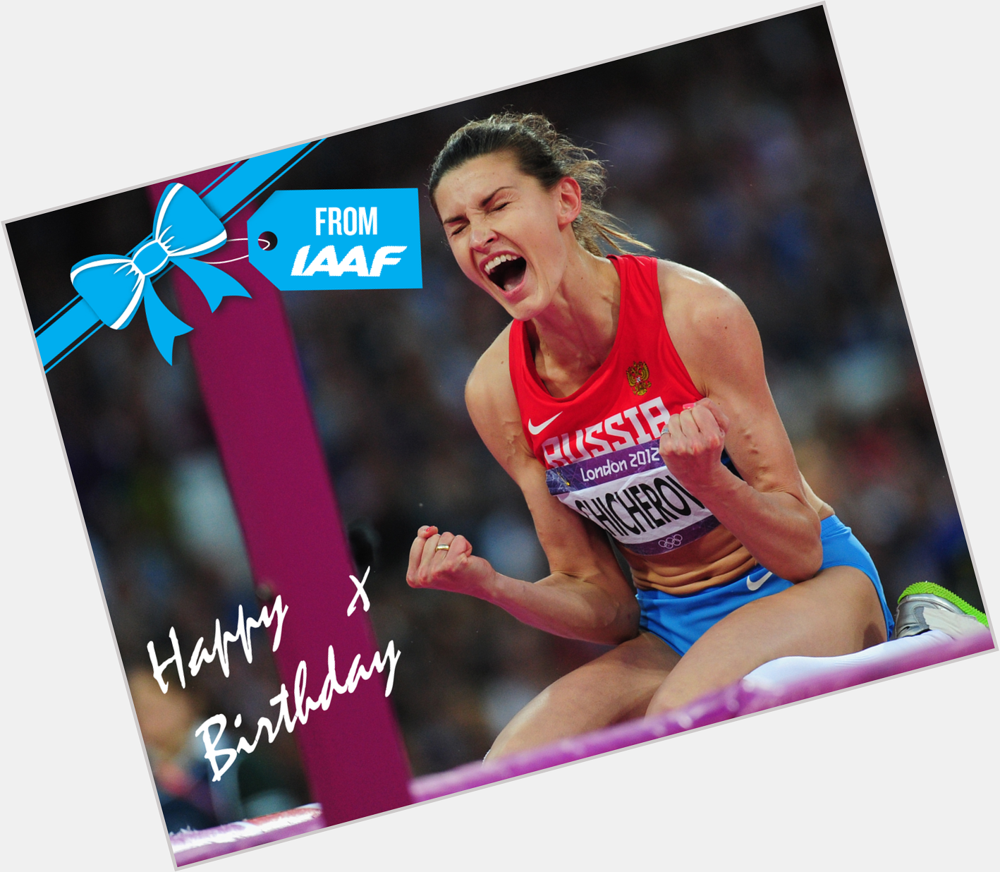  Happy Birthday to Olympic & World Champion Anna Chicherova 