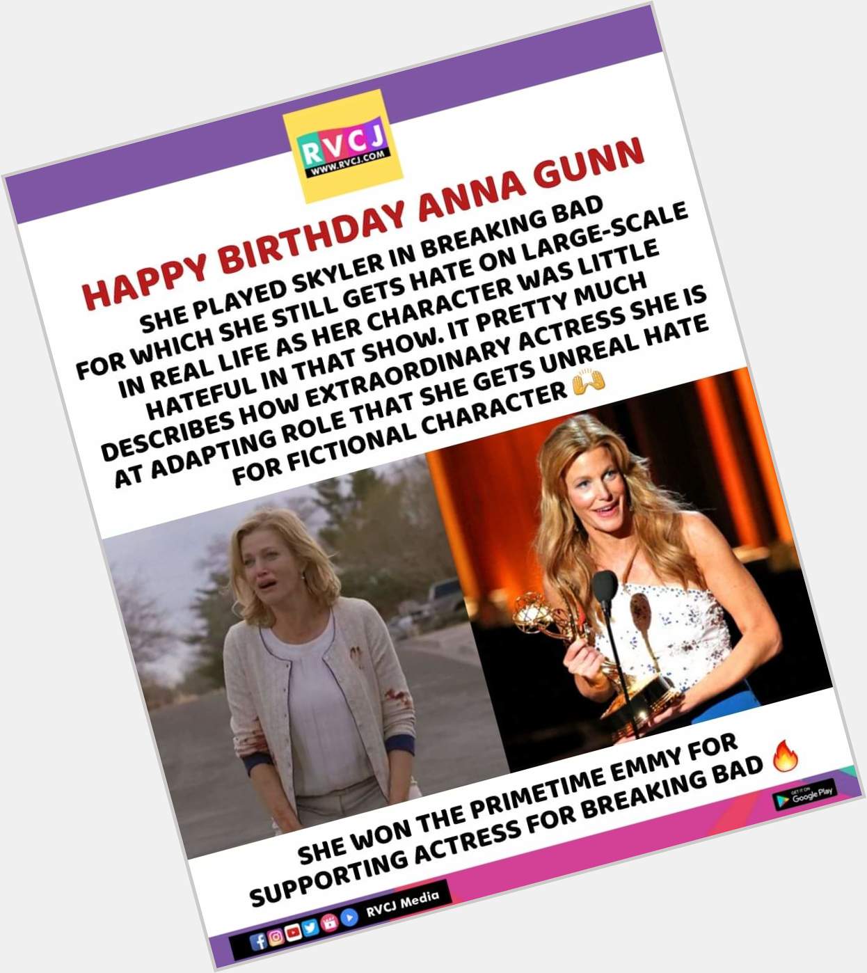 Happy Birthday Anna Gunn! 