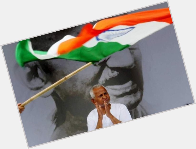 Wish you a very happy birthday dear Anna Hazare ji 