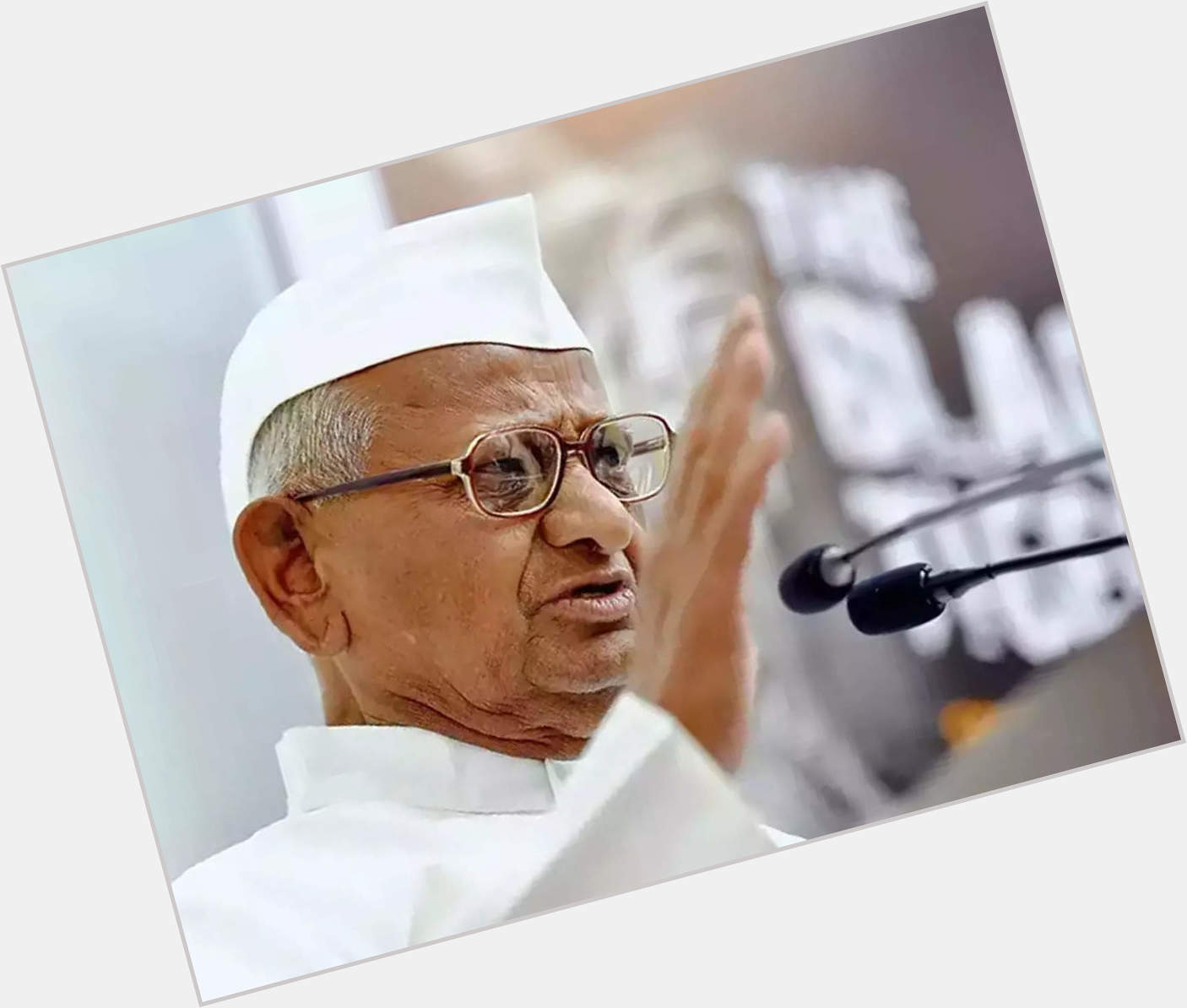 Happy Birthday to Social Activist Anna Hazare ji  