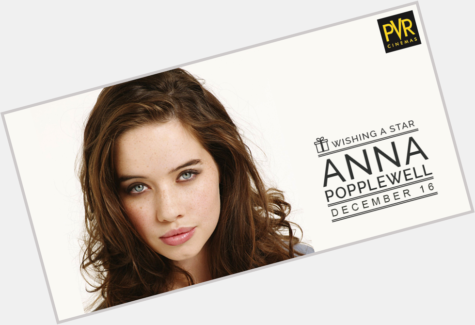 Actress Anna Popplewell is known for her role in The Chronicles of Narnia. We wish her a very happy birthday. 