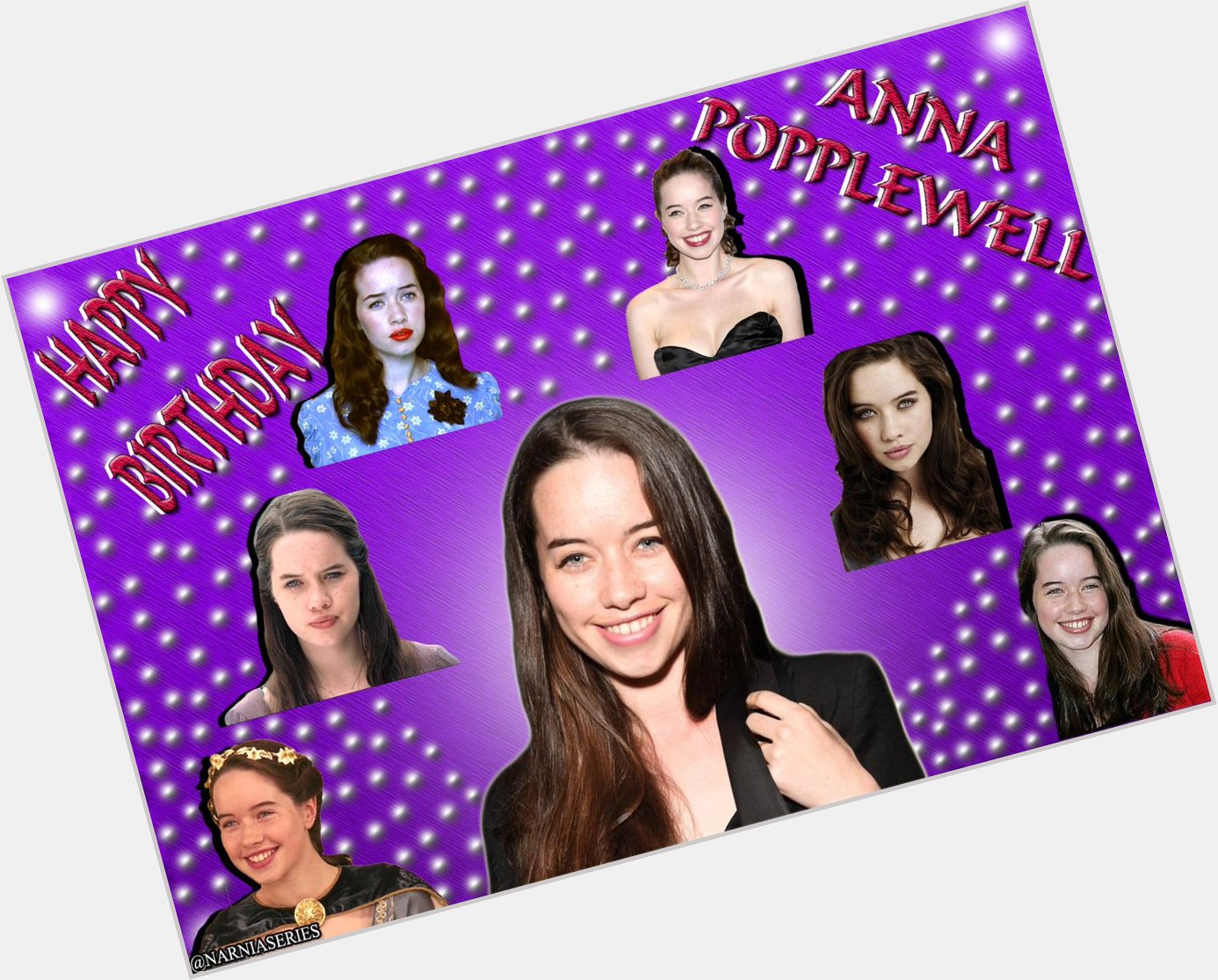 Happy Birthday to our, Queen Susan Pevensie the Gentle, Anna Popplewell!            
