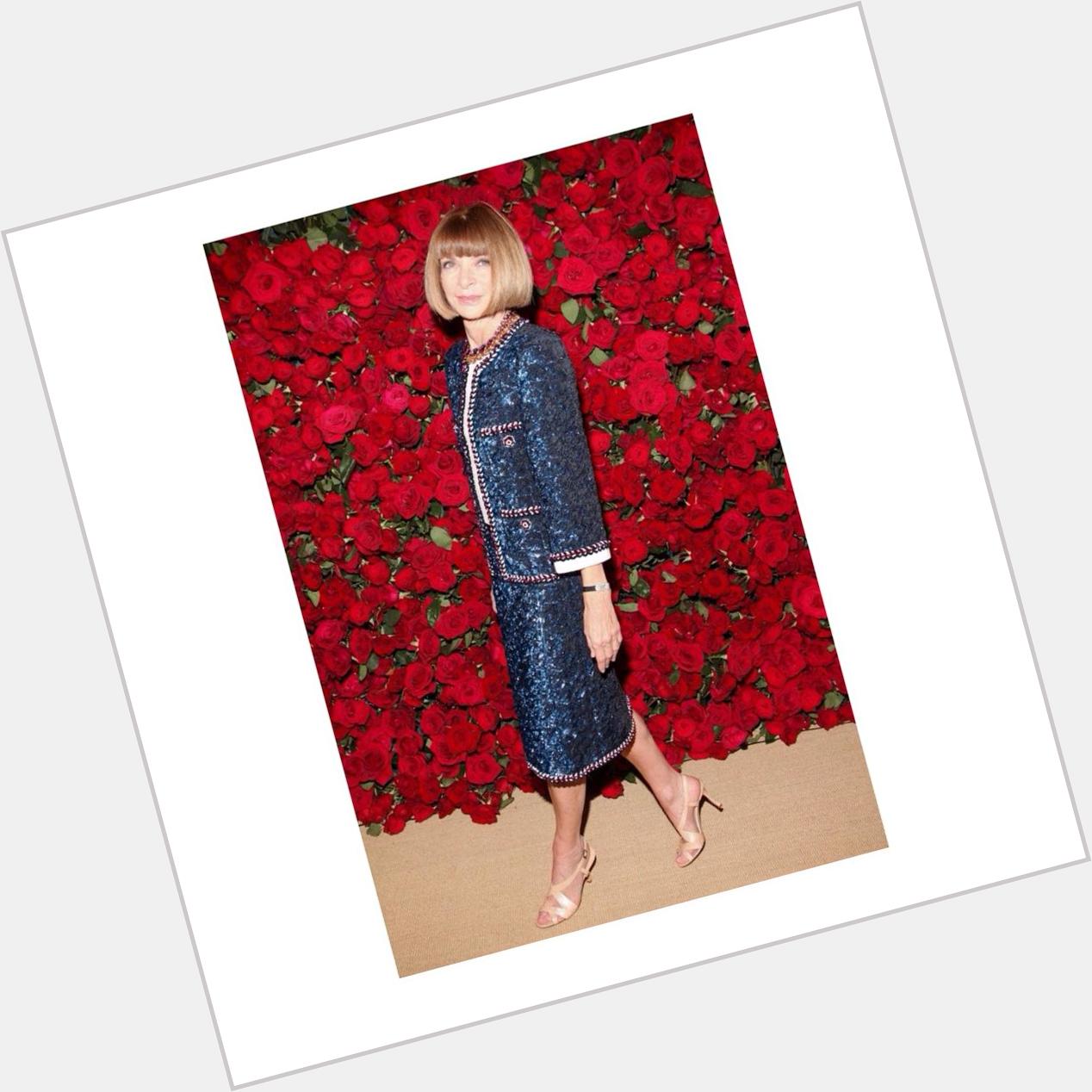 Fashion icon, extraordinaire, & legend. I can only dream to work for such a visionary. Happy Birthday Anna Wintour! 