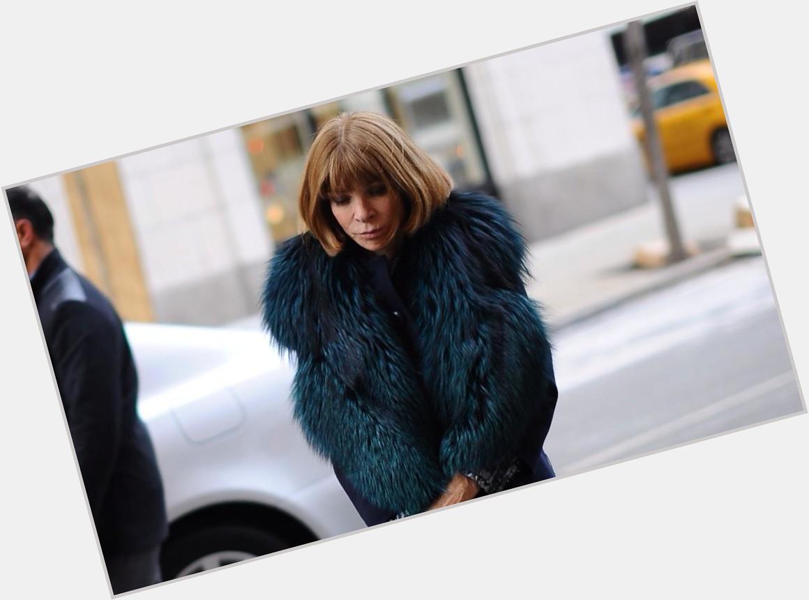 Happy birthday to The Anna Wintour a immortal queen of Vogue magasine. Ma source  