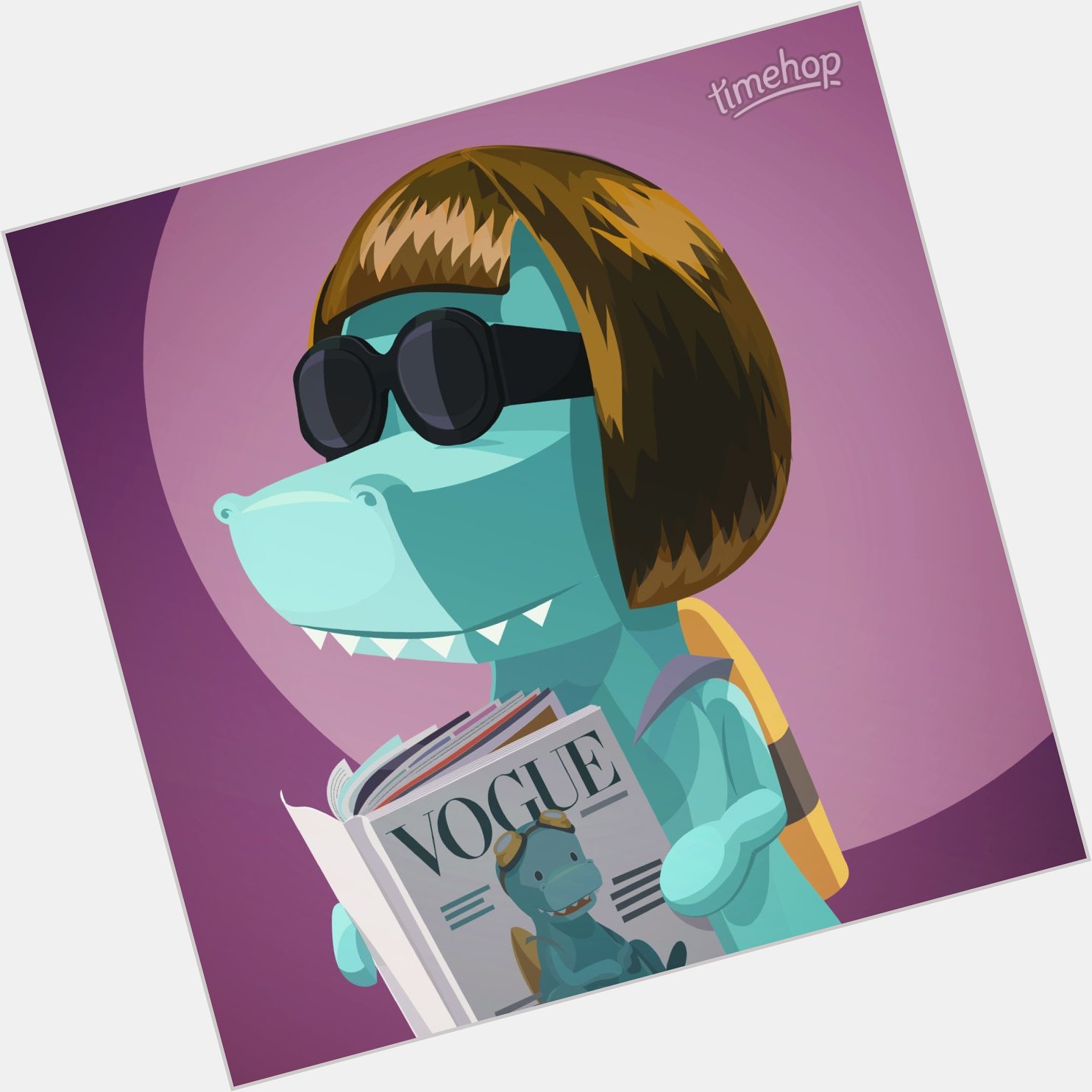 Happy bday anna wintour! plz look out for my request to be the first dinosaur on the cover of 