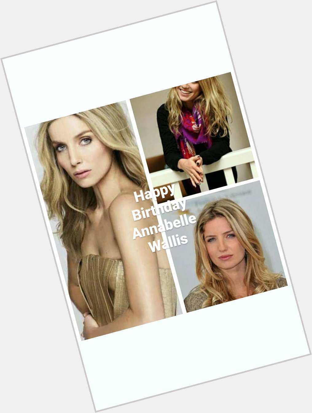 Happy Birthday to the most excellent actress .... Annabelle Wallis.... 