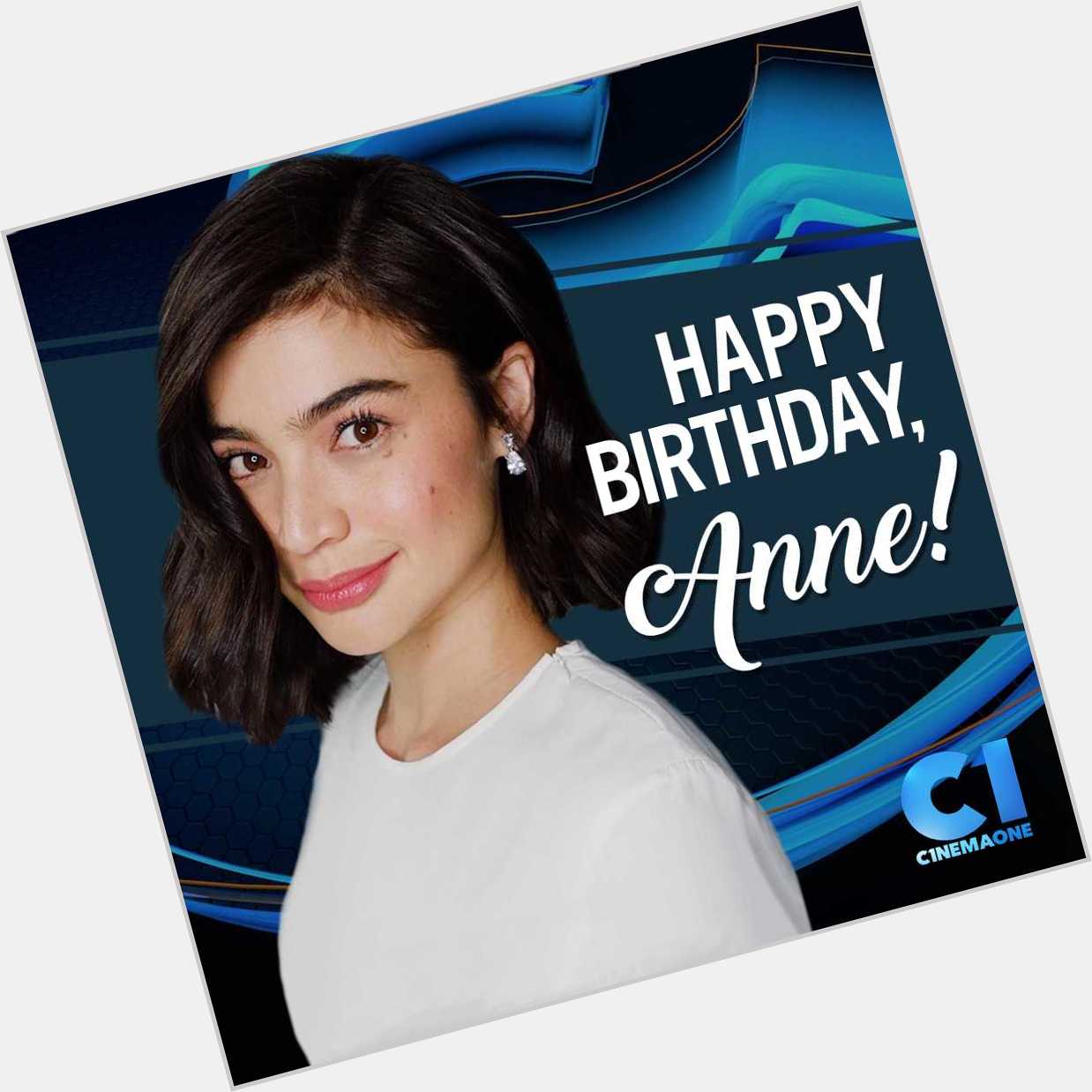 Happy birthday, Anne Curtis (  From 