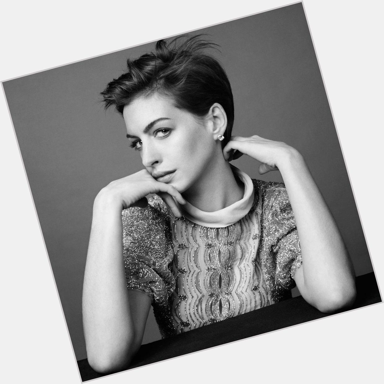 Happy Birthday Anne Hathaway! Read Bazaars full interview with the Les Mise rables star here:  