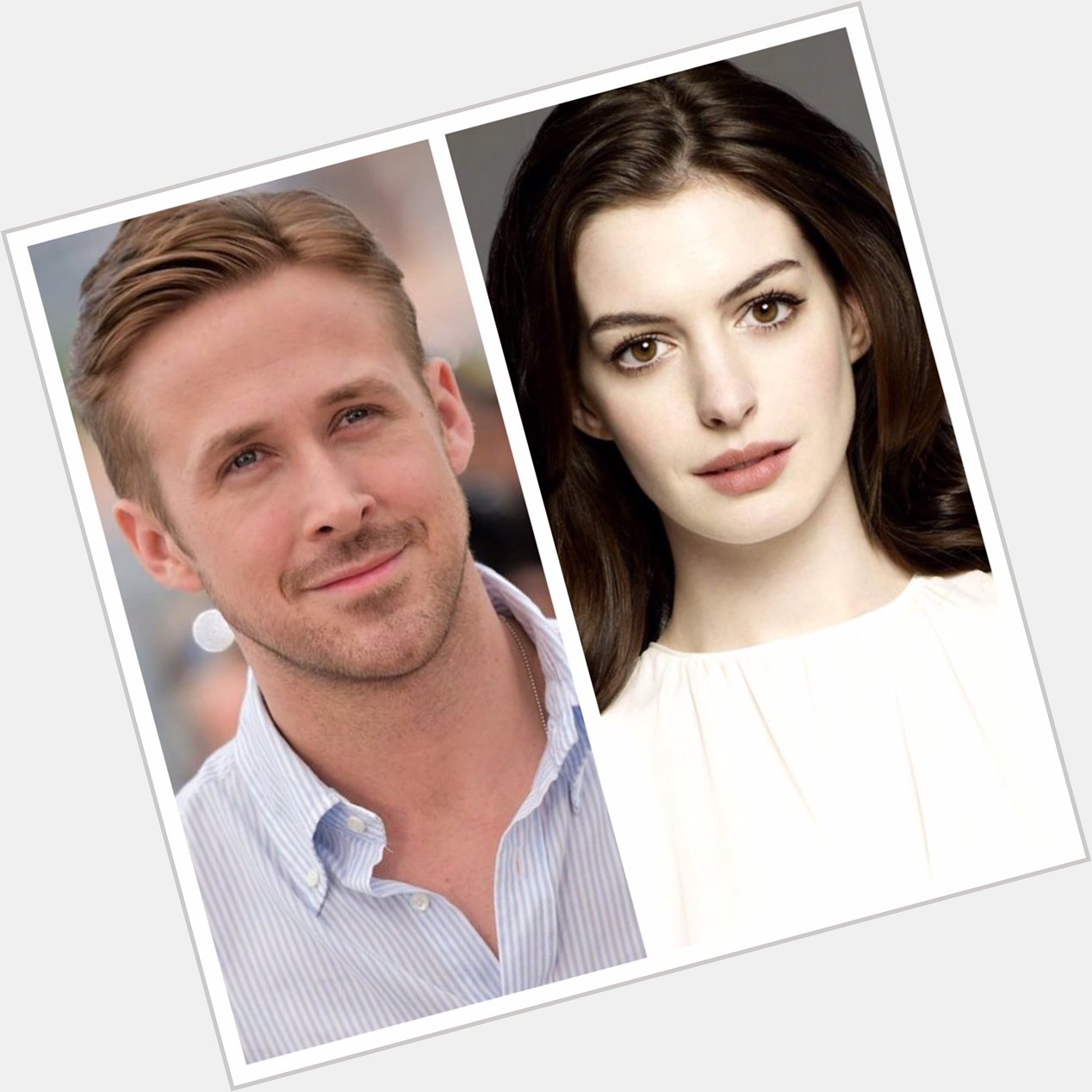 Ryan Gosling(34) and Anne Hathaway(32) share the same birthday. Happy Birthday to both 