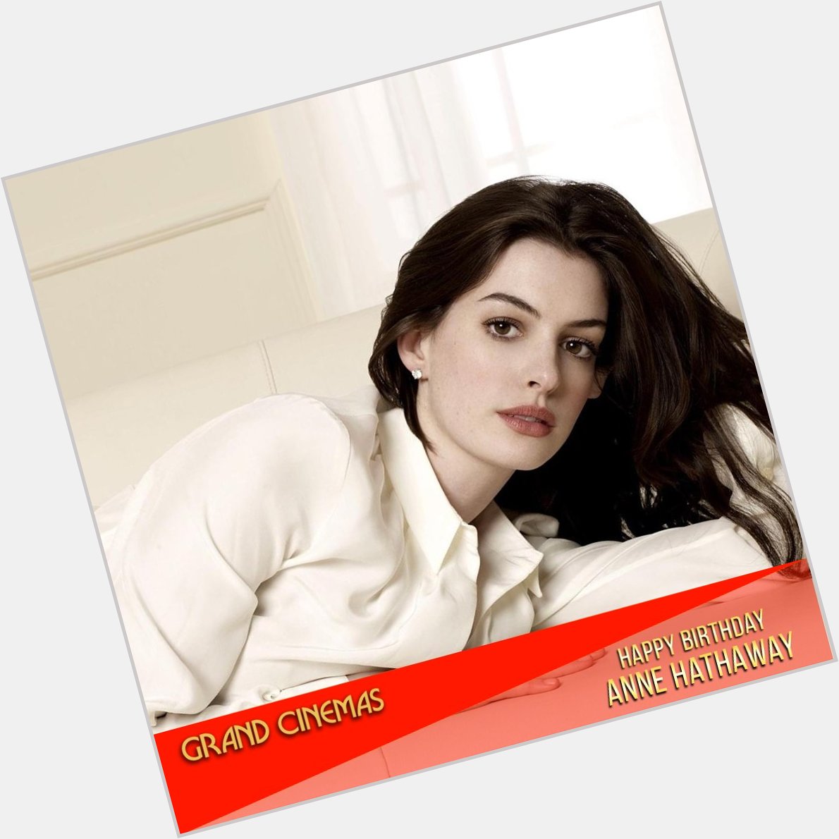 Wishing the gorgeous and versatile actress, Anne Hathaway, a very happy birthday! 