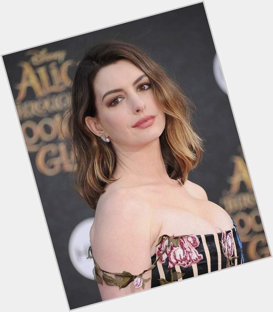 That irresistible look!  Happy 39th birthday to the flawless Anne Hathaway 