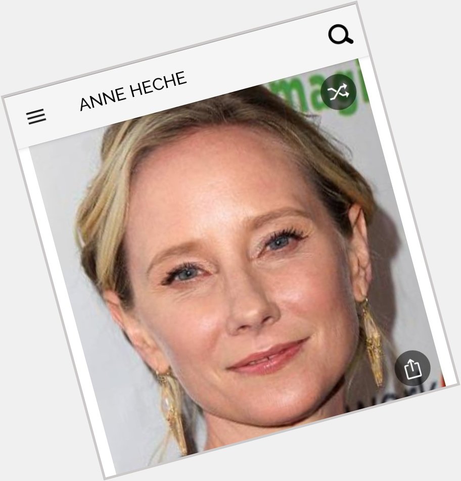 Happy birthday to this great actress.  Happy birthday to Anne Heche 