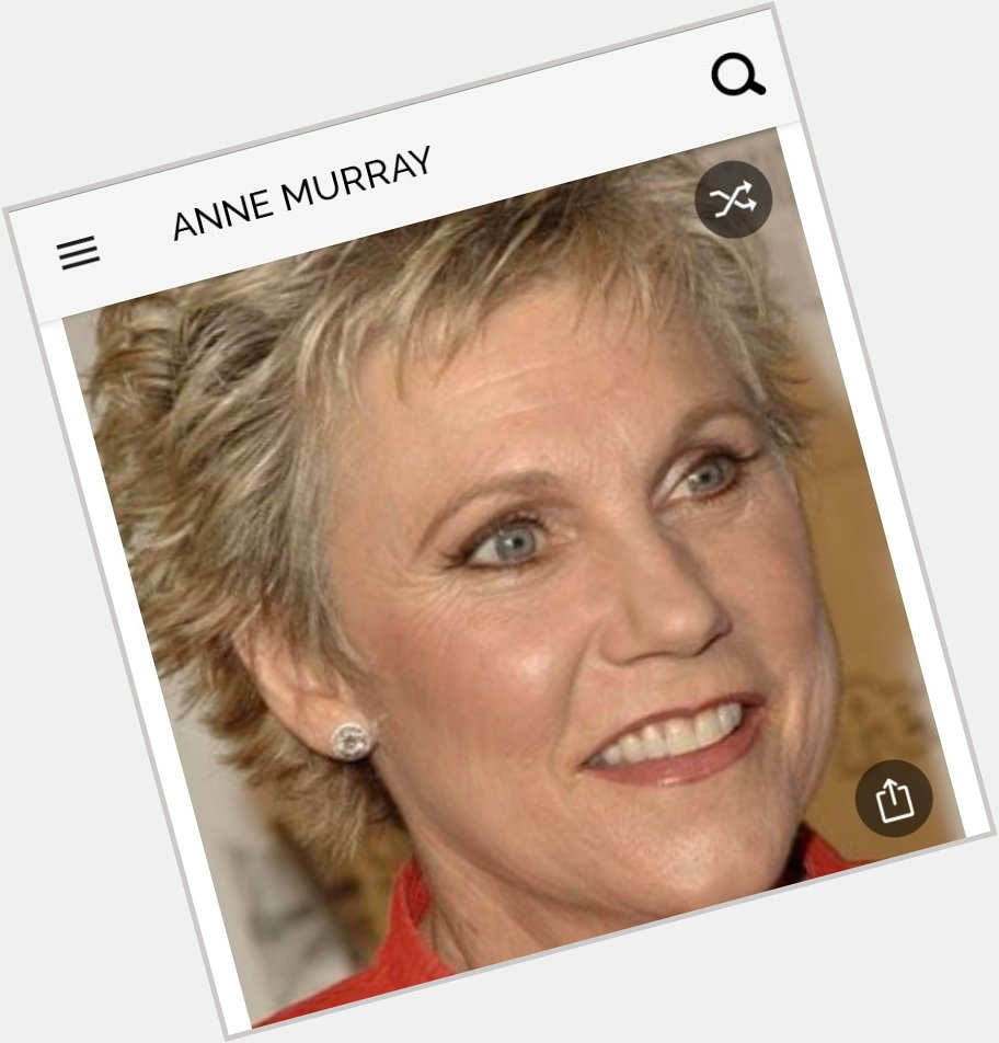 Happy birthday to this great singer.  Happy birthday to Anne Murray 