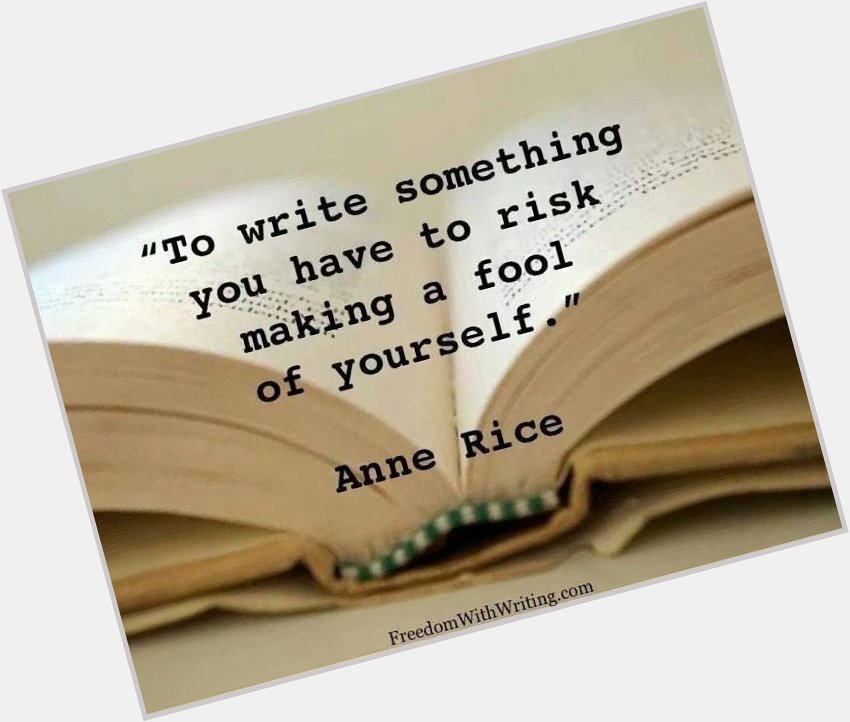 Happy Birthday American novelist, Anne Rice (1941). 