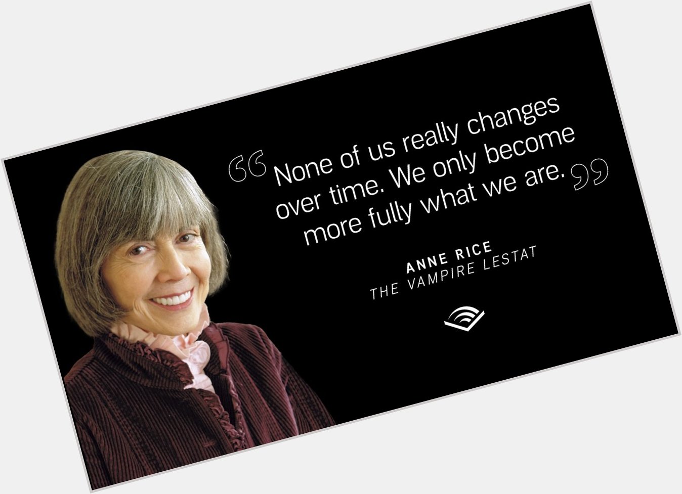 Happy birthday to a true queen of horror and pioneer of vampire fiction, Anne Rice. 