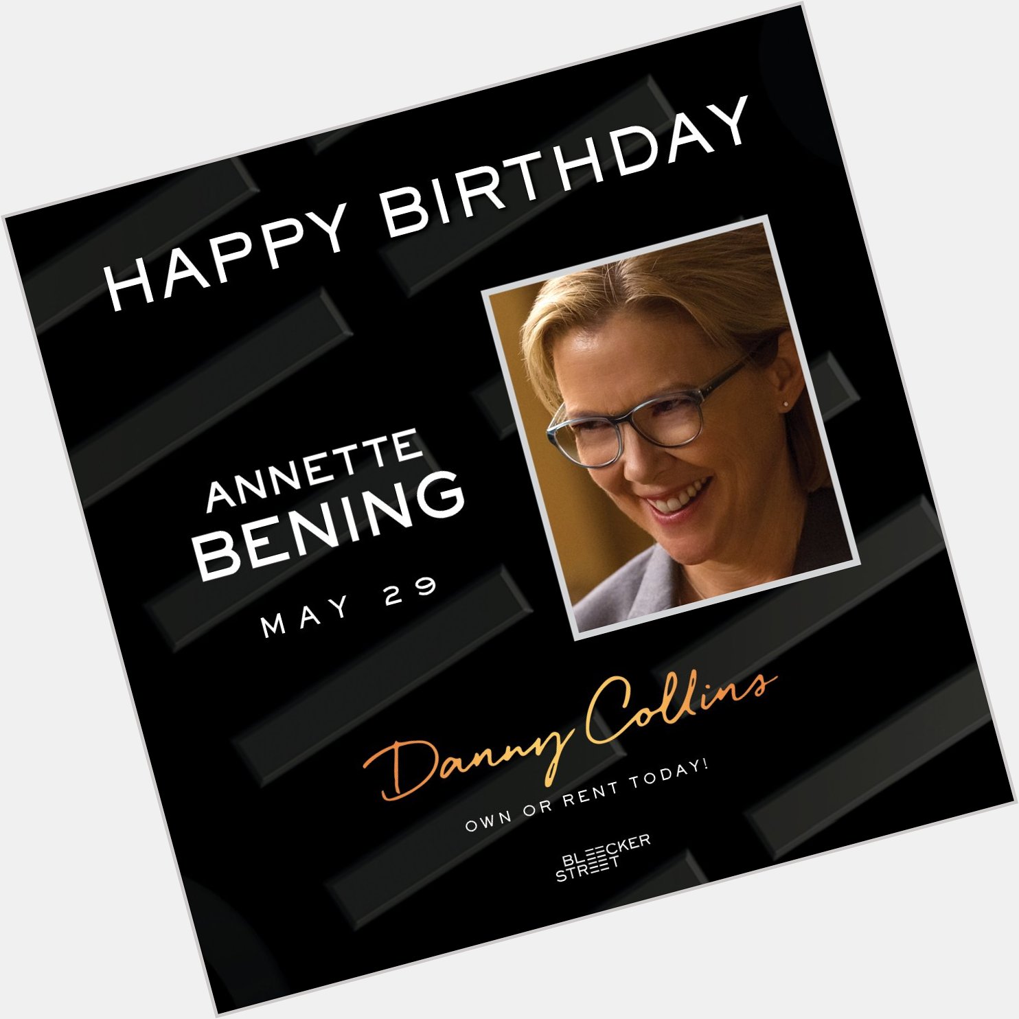 Happy birthday Annette Bening! Watch her in Danny Collins Today:  