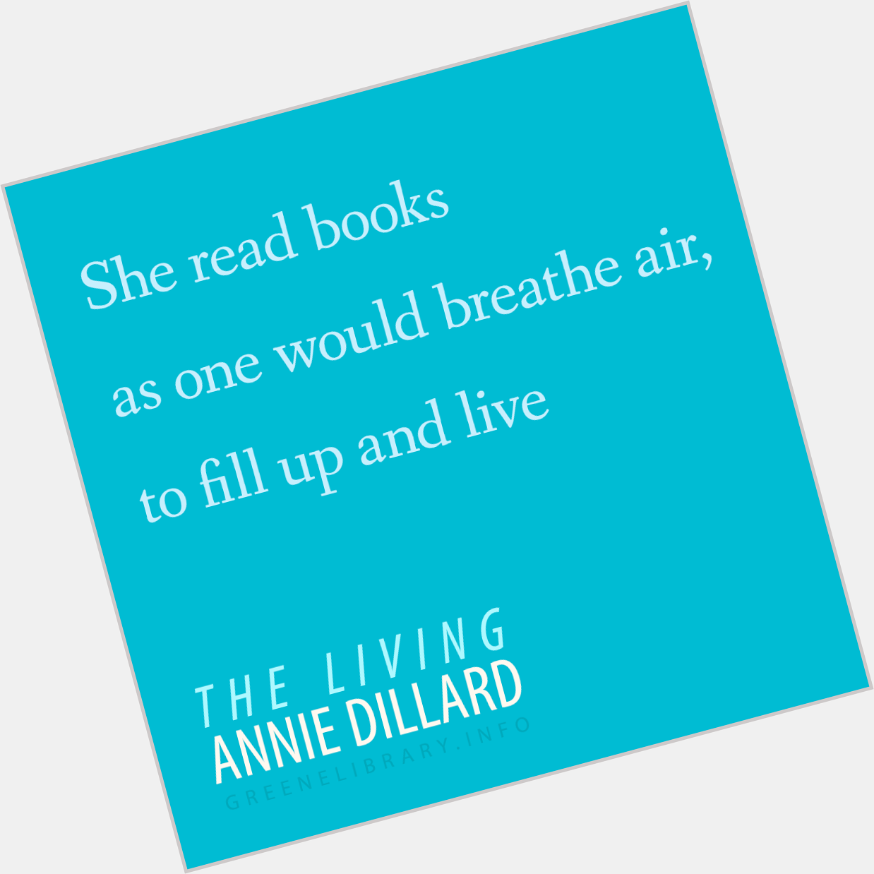Happy birthday to author Annie Dillard . 