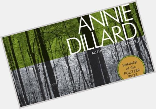 Happy 70th birthday to Annie Dillard! Listen to these rare recordings of her:

NB: 