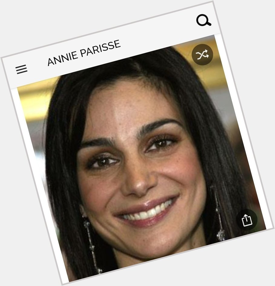Happy birthday to this great actress.  Happy birthday to Annie Parisse 