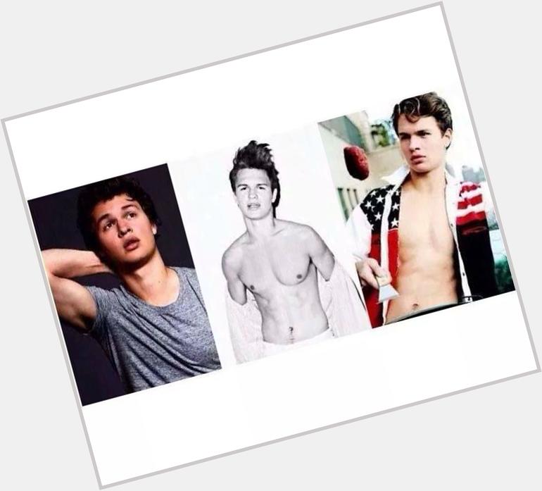 Happy birthday going out to my boyfriend, Ansel Elgort! Love you babe.     