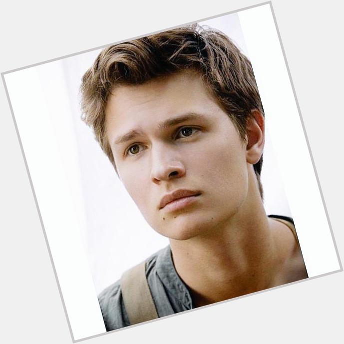 Happy Birthday to my Augustus Waters, to my Caleb Prior, to my sunshine, Ansel Elgort. 