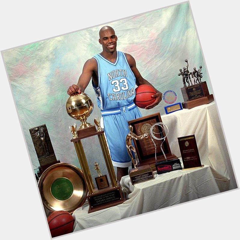 Happy birthday today to Tar Heel great & 1998 National Player of the Year Antawn Jamison. 