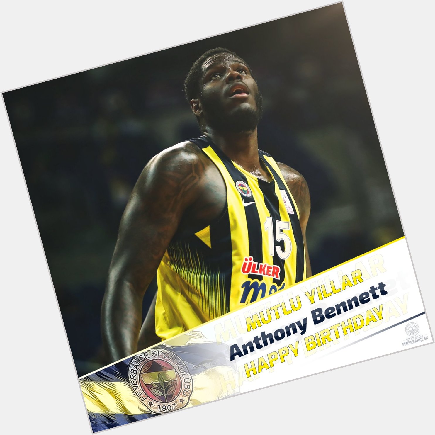 Bugün do um günü olan basketbolcumuz Anthony Bennett\a mutlu y llar dileriz. Happy Birthday 