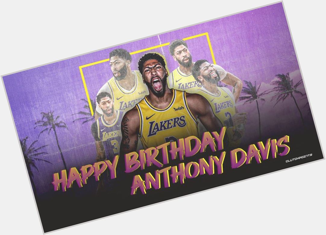 Join in wishing 7x All-Star and 2017 All-Star Game MVP, Anthony Davis, a happy 27th birthday!   